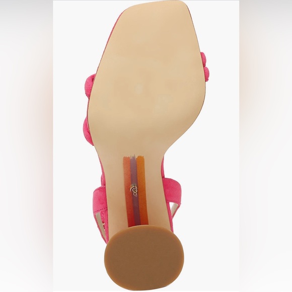 🌸 NWT BNIB • Sam Edelman Kia Strappy Sandal in Dahlia Pink • 9M - Picture 7 of 10